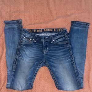 Womens rock revival jeans